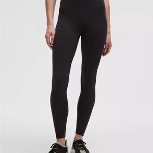 Lululemon Athletica Wunder Under 25 inch Black Leggings